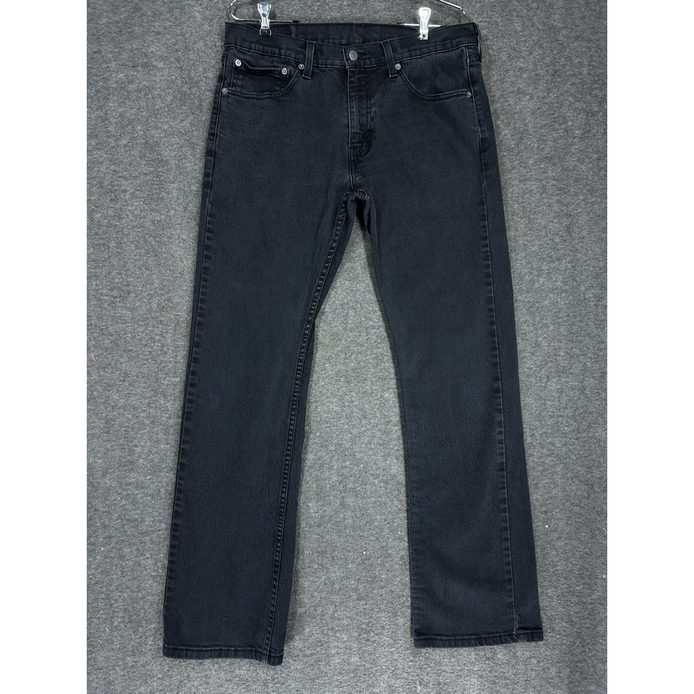 Levis 527 Jeans Mens 34x34 (fits 34x33) Black Bootcut Western Rodeo Cowboy‎